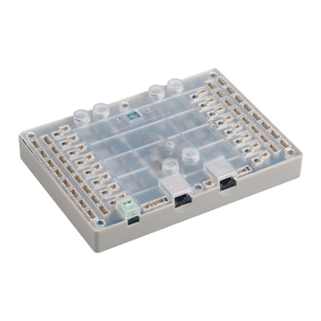 Контроллер управления LAN /RS 485 электромеханическими замками, диодами, инфракрасными датчиками, весами VIOLANTA  SLAVE 16 BU LAN