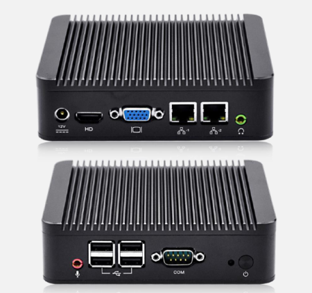 Промышленный мини-компьютер Qotom Mini PC Q107S S01 Промышленный мини-компьютер Qotom Mini PC Q107S S01