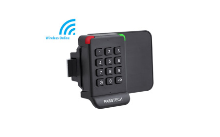 Электронный замок для раздевалок - беспроводной онлайн-замок со стандартной кнопочной панелью Ultra Keypad PT300BWR