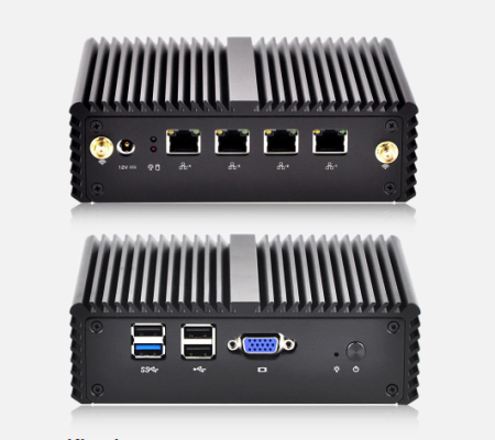 Промышленный мини-компьютер Qotom Mini PC Q190G4N S08