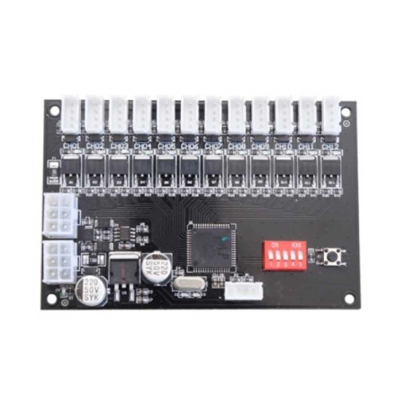 Контроллер управления RS 485 электромеханическими замками, диодами, инфракрасными датчиками, весами VIOLANTA  SLAVE 12 RS 485