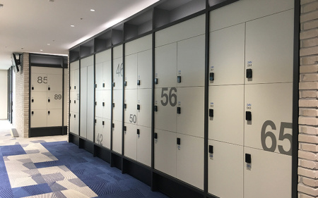 Электронный замок для раздевалок - беспроводной онлайн-замок с металлической сенсорной панелью Ultra Touch Screen PT600TWR