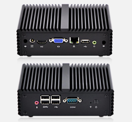 Промышленный мини-компьютер Qotom Mini PC Q107N S08