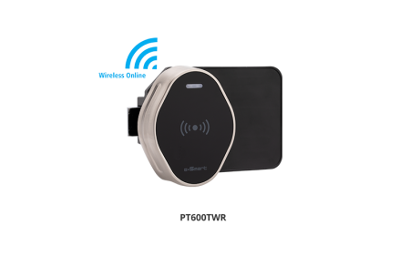 Электронный замок для раздевалок - беспроводной онлайн-замок с металлической сенсорной панелью Ultra Touch Screen PT600TWR