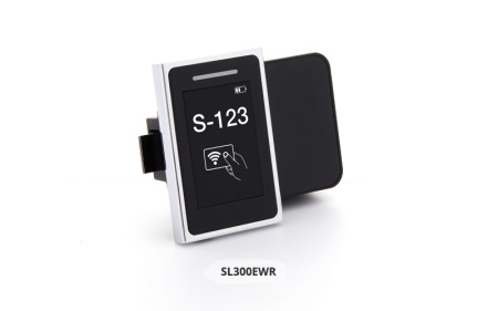 Электронный замок для раздевалок - беспроводной онлайн-замок с электронным дисплеем SL300EWR